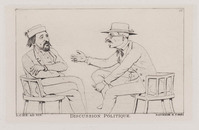 KG 08337
<br/>
'Discussion politique'
<br/>
<em>Siccama, jhr Louis Charles Hora (1807-1880)</em>